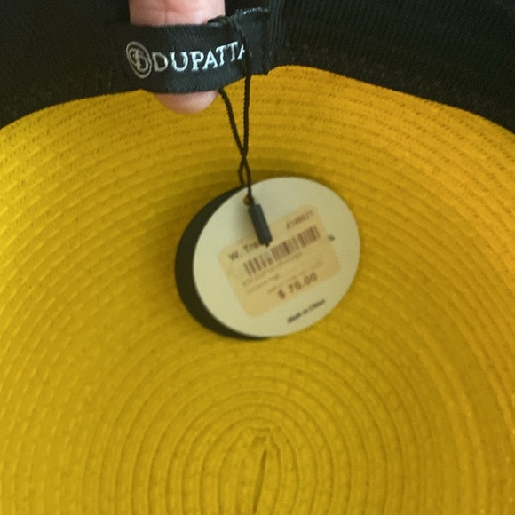 Dupatta Ukraine straw hat  NWT - Picture 5 of 11